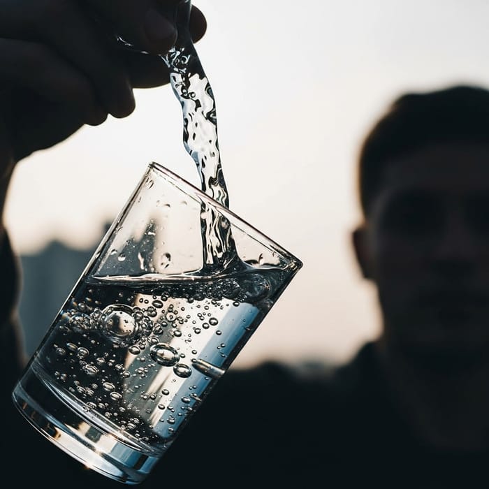 Minimalistic Macro Photography of Water in Glass Minimalistic Macro Photography of Water in Glass