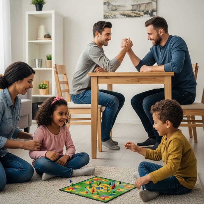 Happy Parents and Kids: Heartwarming Family Moments Happy Parents and Kids: Heartwarming Family Moments