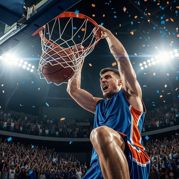 Passionate Basketball Dream - Intense Sports Style Passionate Basketball Dream - Intense Sports Style