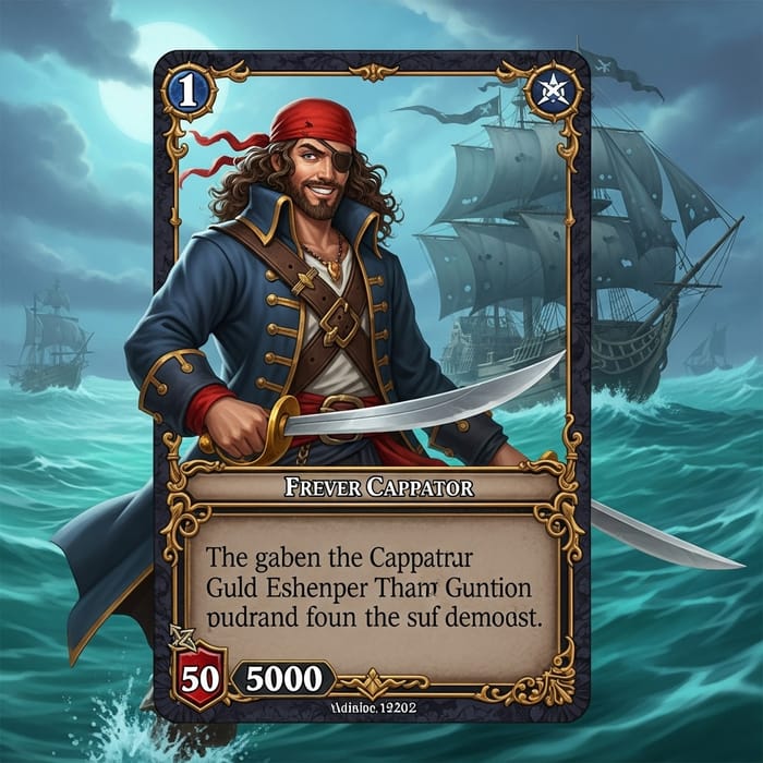 Maritime Adventure TCG Don Design | Pirate Captain Character