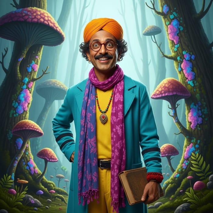 Whimsical Wisdom: A Touch of Humor in Eclectic Forest Whimsical Wisdom: A Touch of Humor in Eclectic Forest