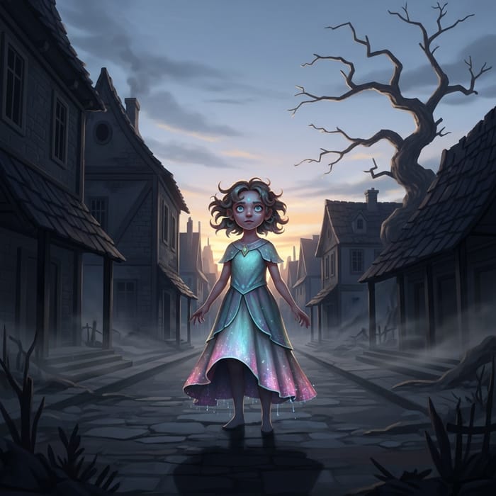 Capella - Ethereal Character Illustration from Pathologic Video Game