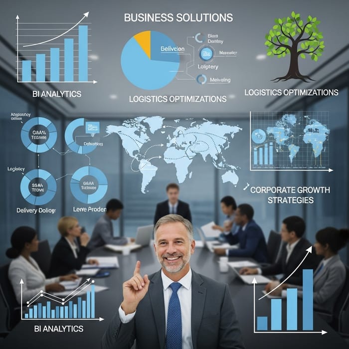 Business Solutions for Reports BI, Logistics, and Growth Strategies Business Solutions for Reports BI, Logistics, and Growth Strategies