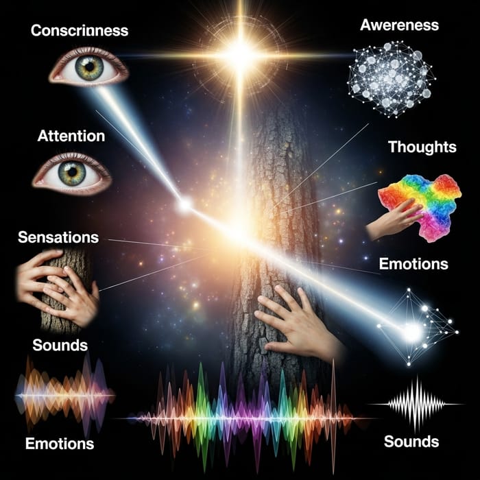 Abstract Concepts of Consciousness, Awareness, Thoughts & Emotions Abstract Concepts of Consciousness, Awareness, Thoughts & Emotions