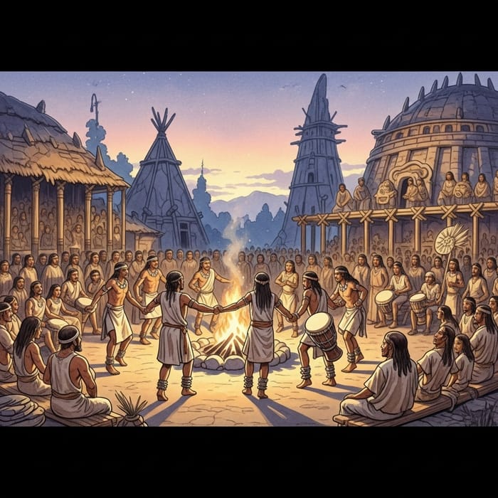 Ancient Civilization Tribal Dancing