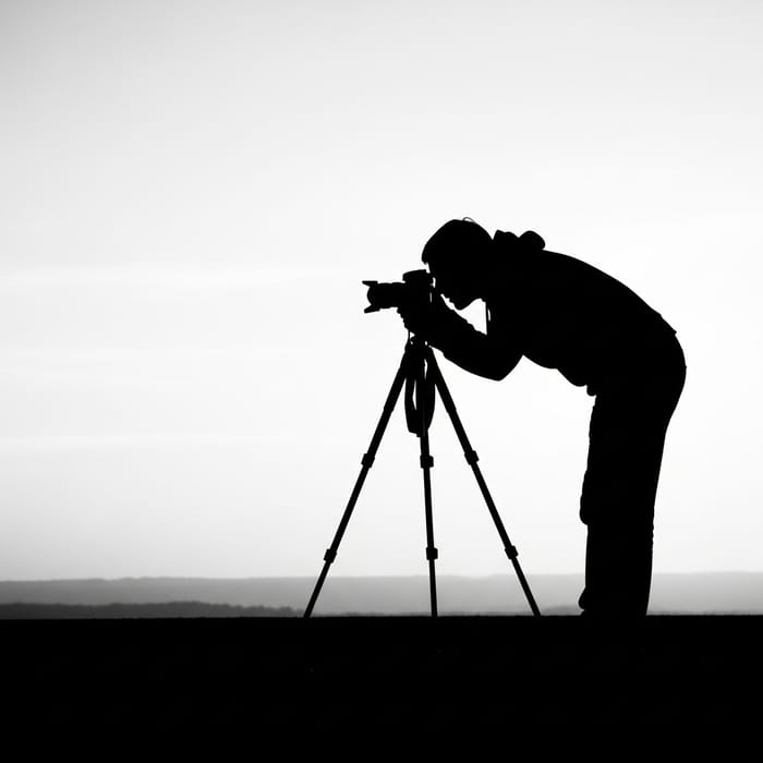 Photographer Silhouette Capturing Perfect Shot