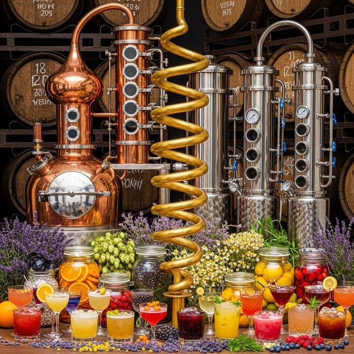 Golden Spiral Distillery: Aromatic Flowers, Liquors, and Beverages Golden Spiral Distillery: Aromatic Flowers, Liquors, and Beverages
