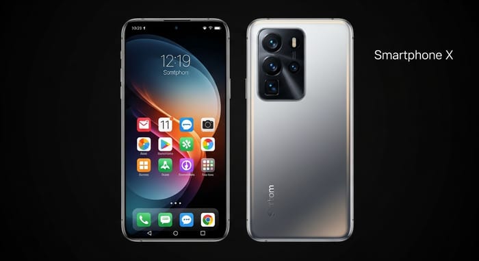 iPhone 15 Front & Back Showcase with Futuristic Design