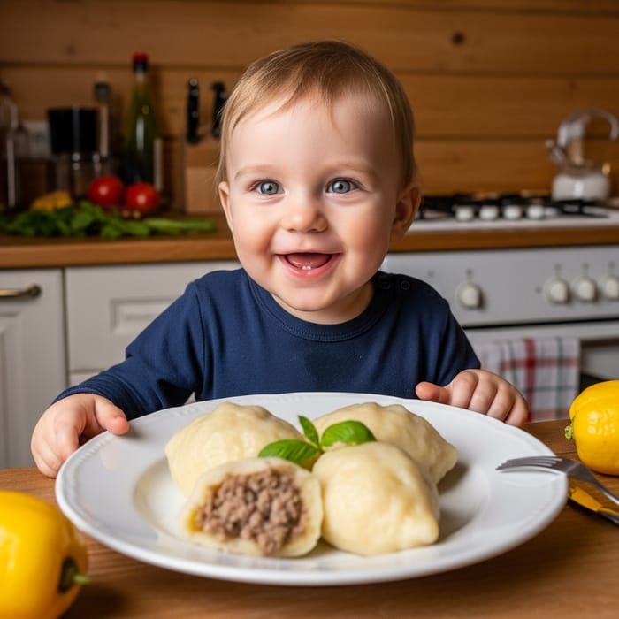 Lithuanian Cepelinai: Fun for Baby Boy