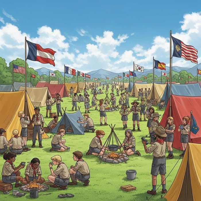 Scouts of the World Scout Jamboree - Global Tents & Flags Scouts of the World Scout Jamboree - Global Tents & Flags