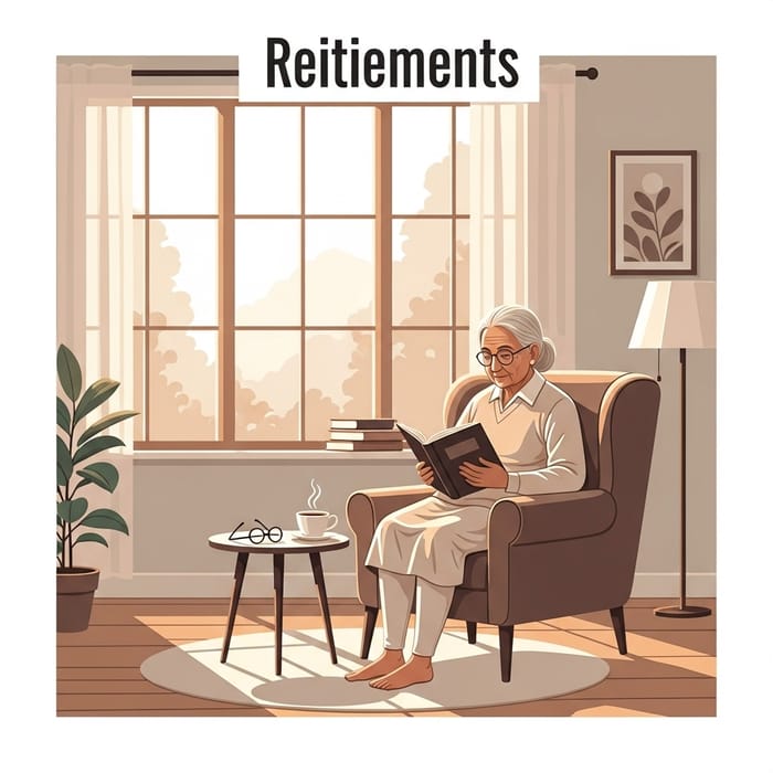 Serene Retirement in a Minimalist Space Serene Retirement in a Minimalist Space