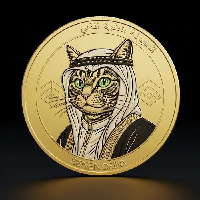 Sheikh Cat Crypto Coin: Stately Feline in Digital Finance
