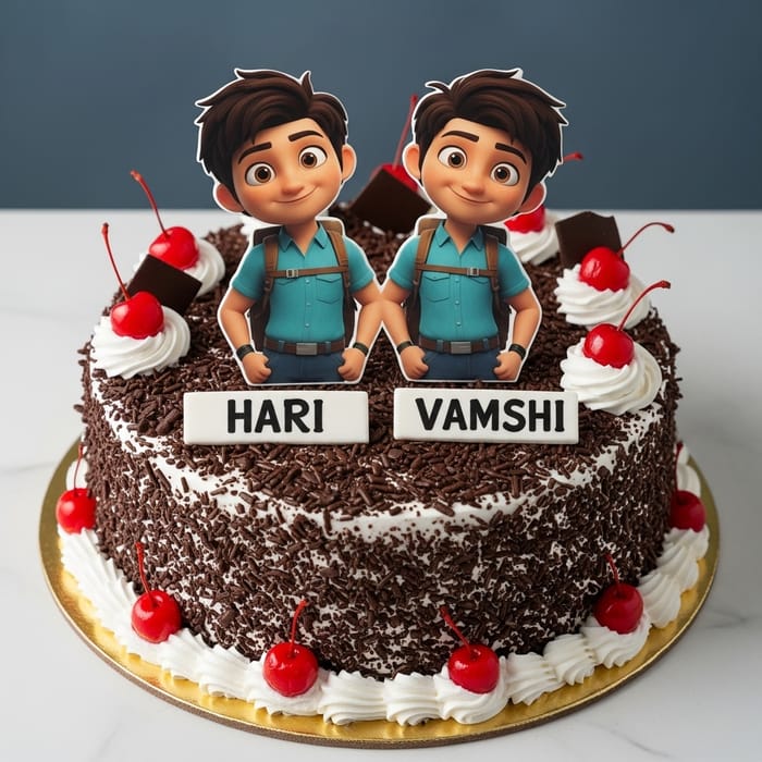 Delicious Black Forest Cake for HARI & VAMSHI
