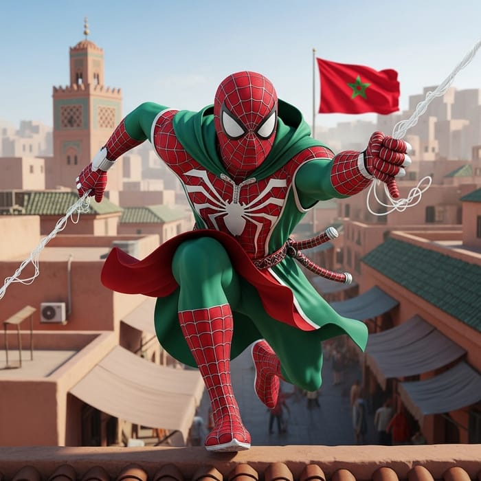 Moroccan Spiderman Costume