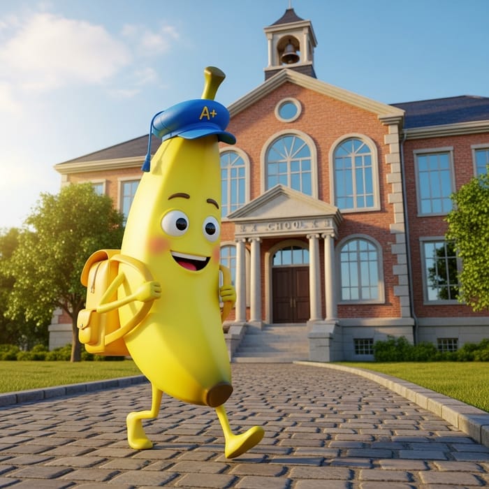 A Cute Banana Goes to School: Adventures Await! A Cute Banana Goes to School: Adventures Await!