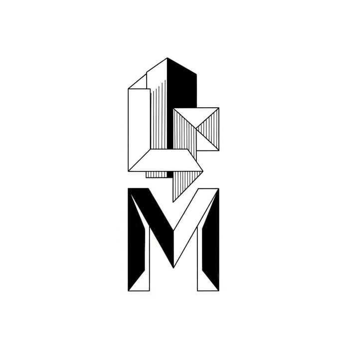 Minimalist Black and White Logo Design | Architectural Color Palette Minimalist Black and White Logo Design | Architectural Color Palette