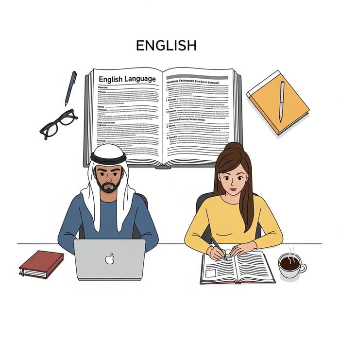 Learning English | Minimalist Study Scene Learning English | Minimalist Study Scene