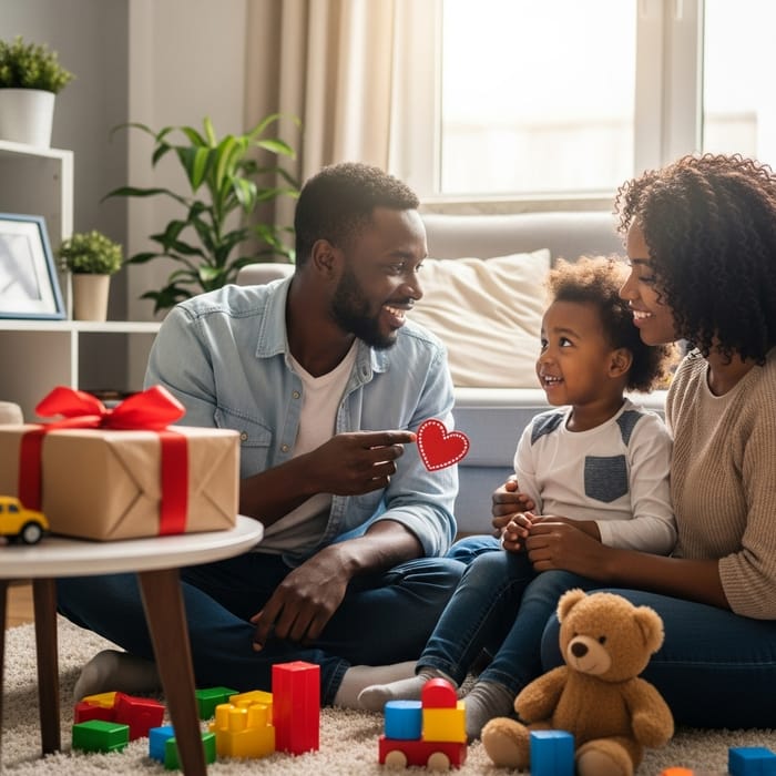 Happy Black Family Valentine's Day Education | Loving Learning Moment Happy Black Family Valentine's Day Education | Loving Learning Moment