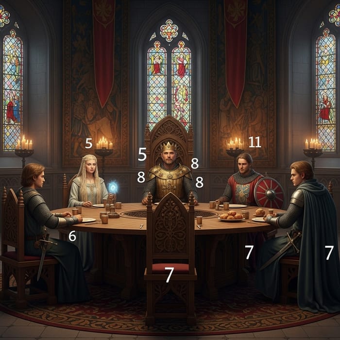 Round Table of King Arthur with Lancelot and Knights | Arthurian Legends Round Table of King Arthur with Lancelot and Knights | Arthurian Legends