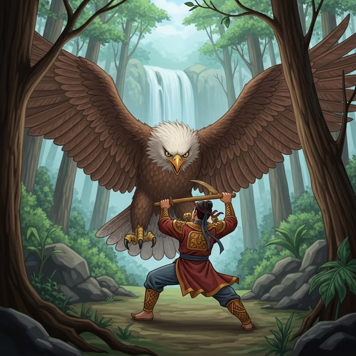 Legend of Thach Sanh - Epic Battle with Giant Eagle Legend of Thach Sanh - Epic Battle with Giant Eagle