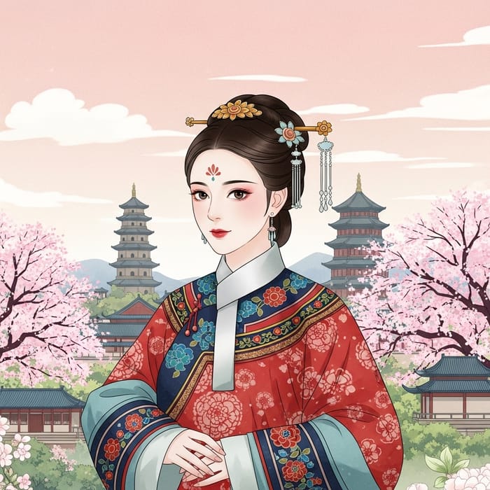 Chinese Women in Cultural Attire Chinese Women in Cultural Attire