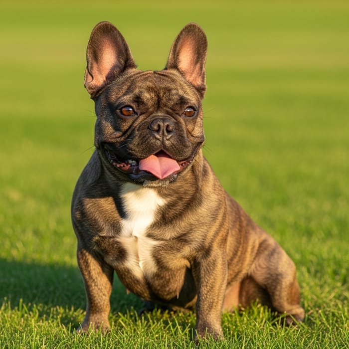 Adorable French Bulldog Enjoying a Sunny Day