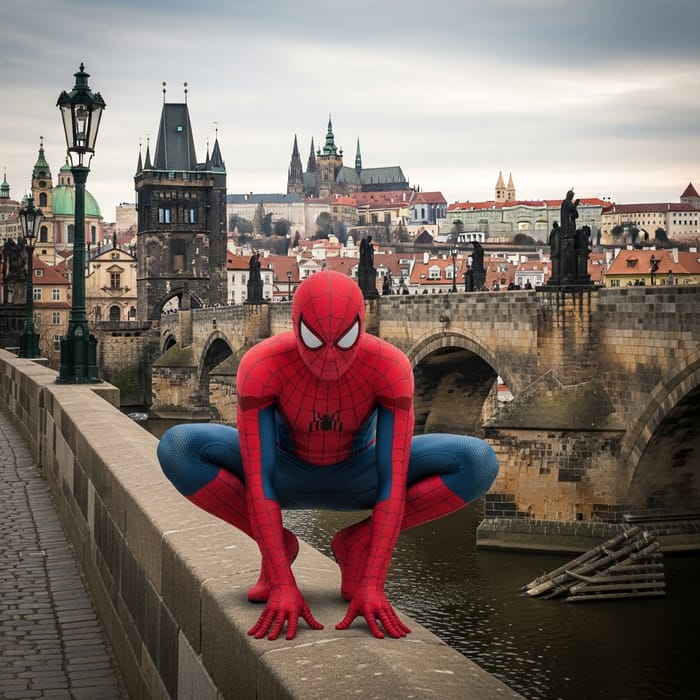 Spider-Man in Prague