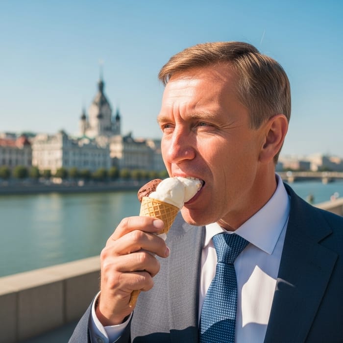 Vladimir Putin Eating Ice Cream Vladimir Putin Eating Ice Cream