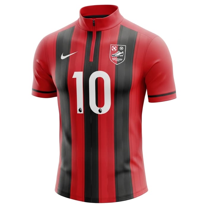 easport Maillot | Red & Black Sports Jersey #10 easport Maillot | Red & Black Sports Jersey #10