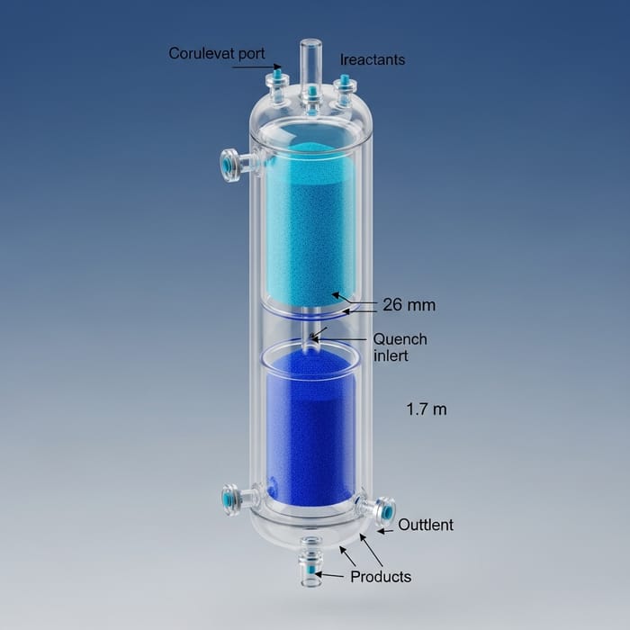 Detailed 3D Model of Vertical Cylindrical Stainless-Steel Pressure Vessel Detailed 3D Model of Vertical Cylindrical Stainless-Steel Pressure Vessel