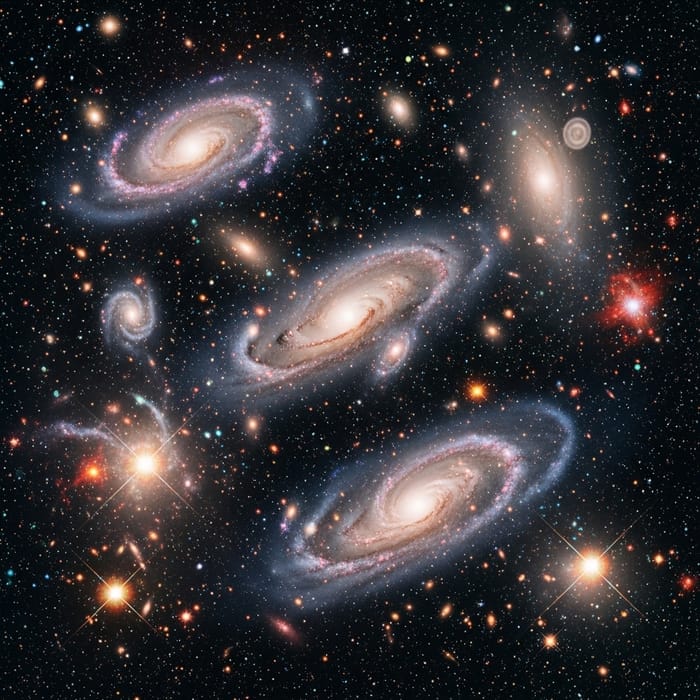 Breathtaking Universe Image | Colorful Stellar Clusters Breathtaking Universe Image | Colorful Stellar Clusters