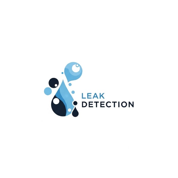 Professional Leak Detection Logo Design | Blue and White Theme Professional Leak Detection Logo Design | Blue and White Theme