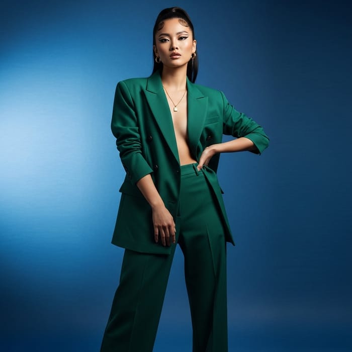 20-Year-Old Asian Supermodel Radiates Confidence and Grace