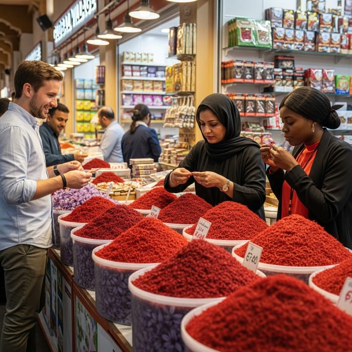 Global Village Dubai Saffron Market: Authentic Iranian Flavors