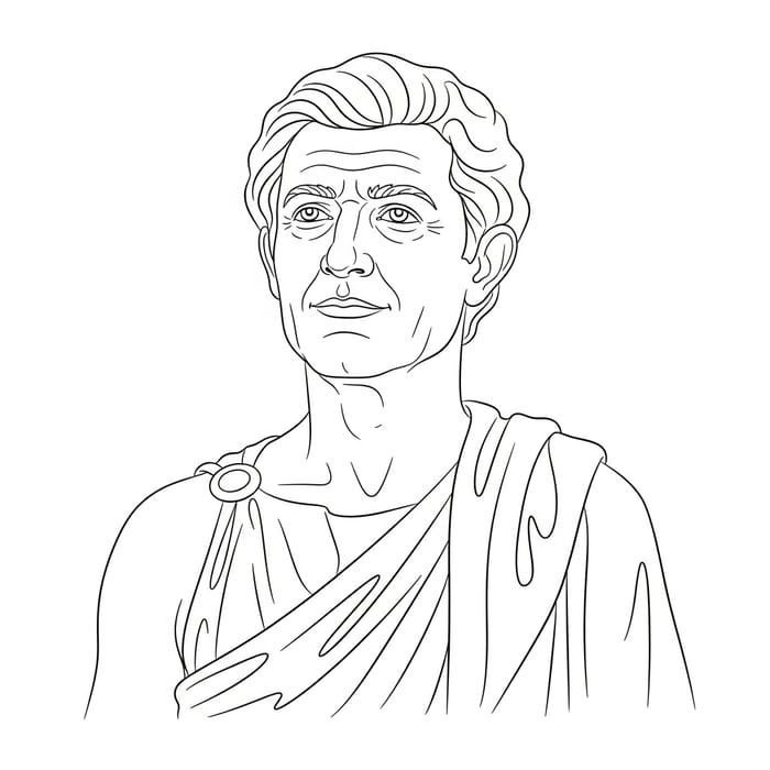 Simplistic Seneca | Minimalist Line Drawing Simplistic Seneca | Minimalist Line Drawing