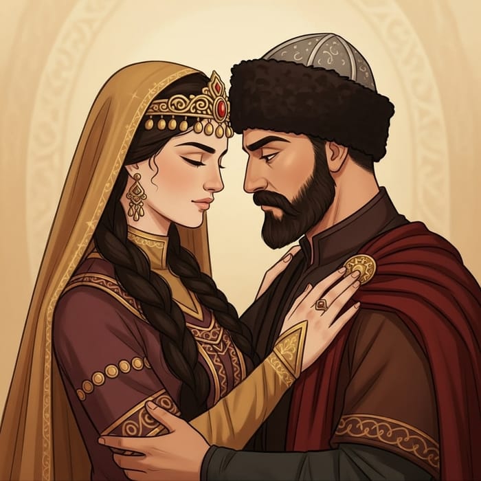 Queen Tamara and Shota Rustaveli: A Timeless Romance