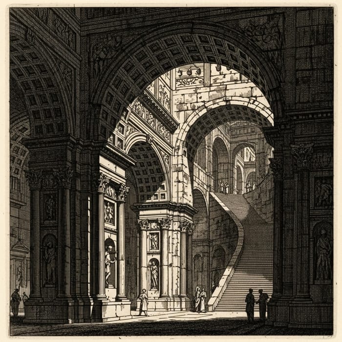 Giovanni Battista Piranesi Style Artwork Giovanni Battista Piranesi Style Artwork