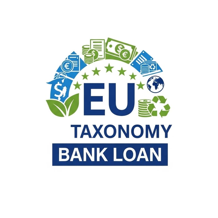 EU Taxonomy Regulation Logo for Green Bank Loans