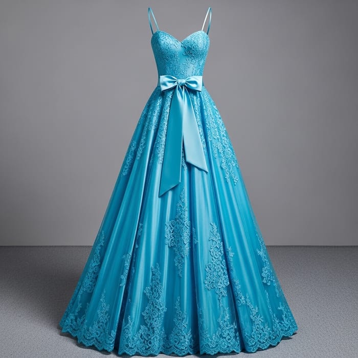 Stunning Blue Dress - Elegance and Tranquility Stunning Blue Dress - Elegance and Tranquility