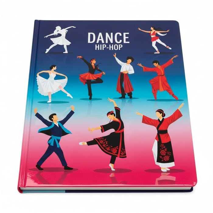 Cultural Dance Notebook | Vibrant Cover Design Cultural Dance Notebook | Vibrant Cover Design