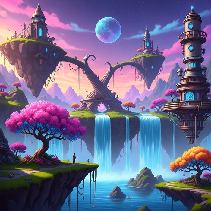 Surreal Mocaverse with Colorful Elements - Explore the Digital Universe Surreal Mocaverse with Colorful Elements - Explore the Digital Universe
