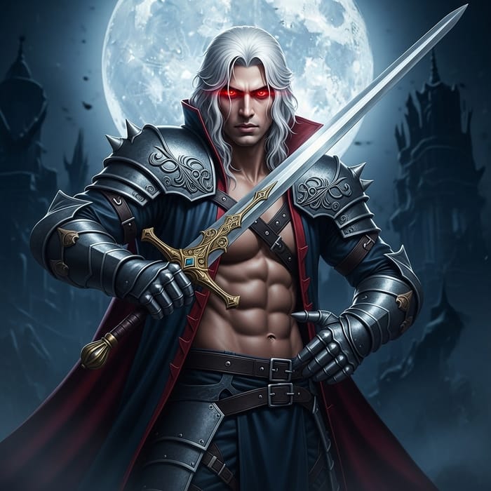 Jungkook Castlevania Alucard Cosplay | Gothic Armour & Sword Jungkook Castlevania Alucard Cosplay | Gothic Armour & Sword