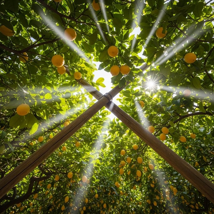 Sunny Lemon Grove | Organic Orchard Beauty