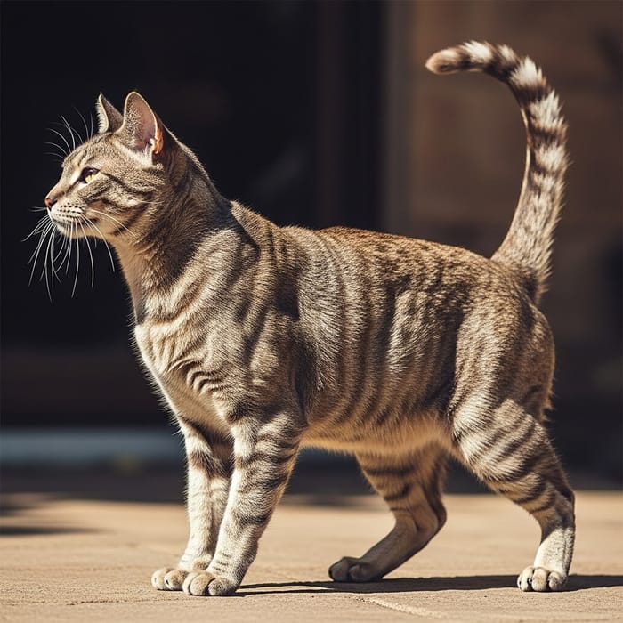 Muscular Cat: A Masterpiece of Power and Grace Muscular Cat: A Masterpiece of Power and Grace