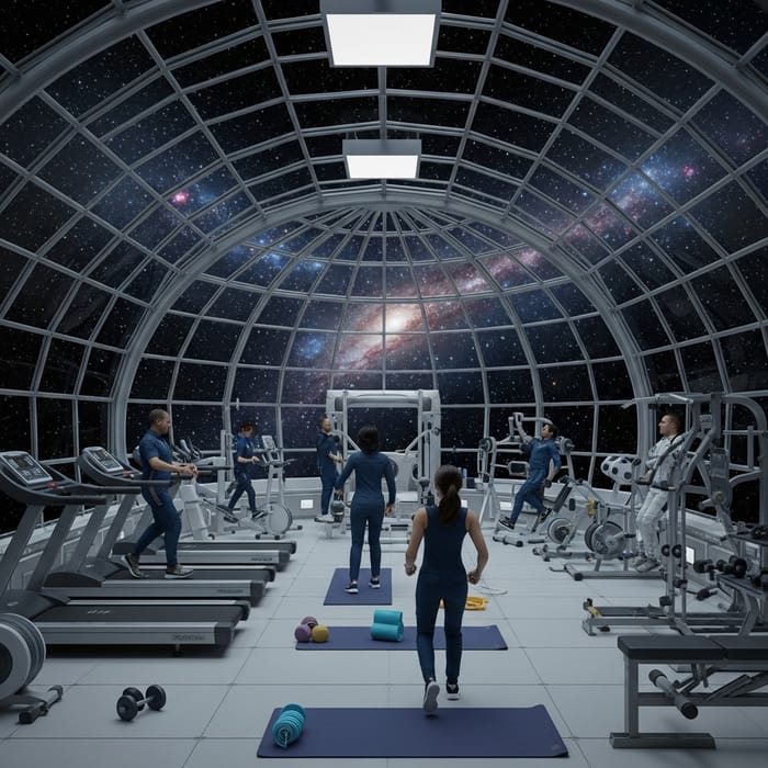 Space Gym: Exclusive Cosmic Fitness Experience