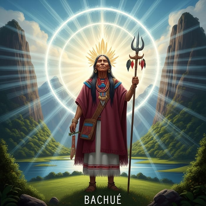 Bachué: A Powerful Depiction of a Mythical Figure from Muisca Mythology Bachué: A Powerful Depiction of a Mythical Figure from Muisca Mythology
