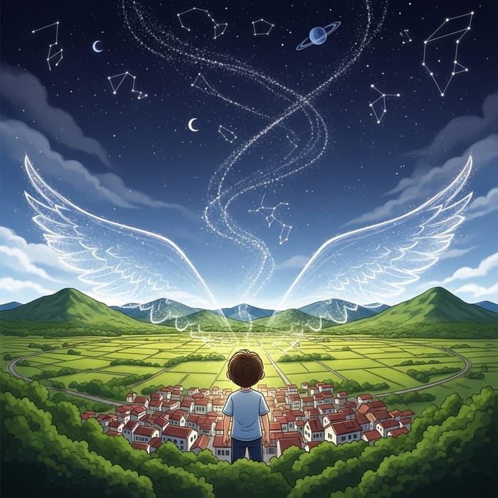 Touching the Stars: Alex's Dream in a Quaint Town