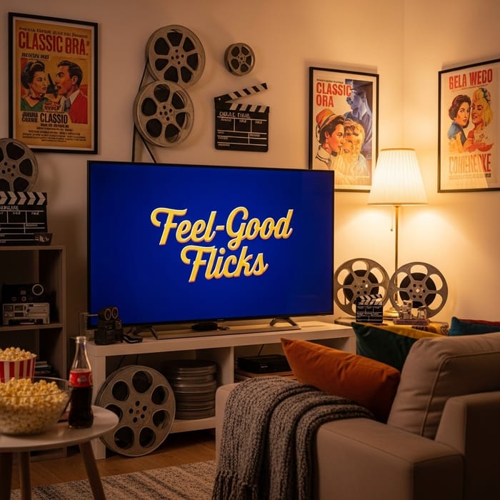 Netflix Feel-Good Flicks Room Setup Netflix Feel-Good Flicks Room Setup