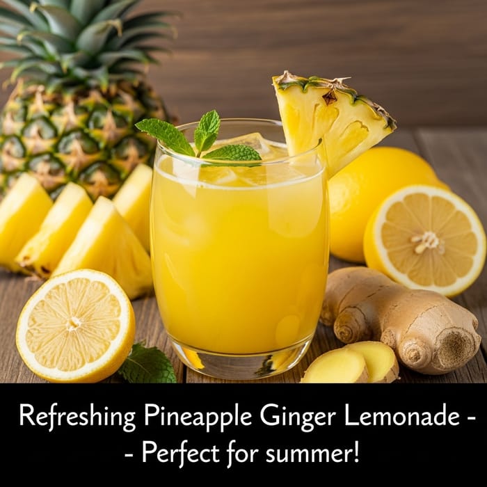 Tantalizing Pineapple Ginger Lemonade Recipe Tantalizing Pineapple Ginger Lemonade Recipe
