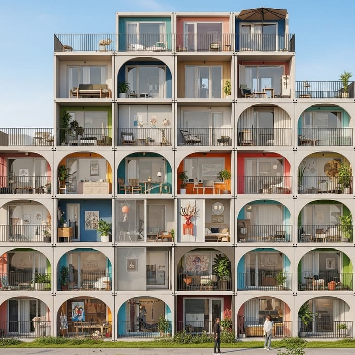 Distinct Modular Residential Building for Students and Families Distinct Modular Residential Building for Students and Families